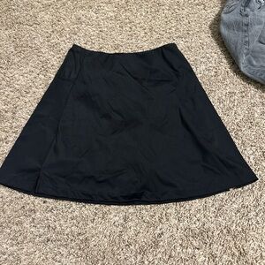 Black athletic skirt